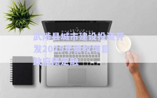 武陟縣城市建設(shè)投資開發(fā)2025年債權(quán)項目政府債定融 武陟縣城市建設(shè)投資開發(fā)2025年債權(quán)項目政府債定融