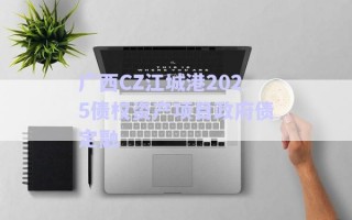 廣西CZ江城港2025債權(quán)資產(chǎn)項目政府債定融